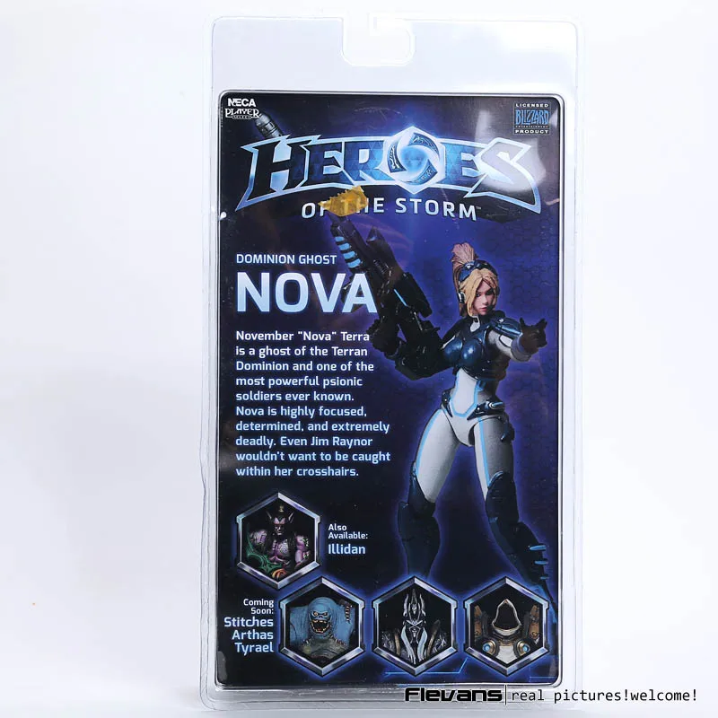 NECA &quotHeroes of The Storm&quot власть призрак NOVA ПВХ движущаяся фигурка Коллекционная