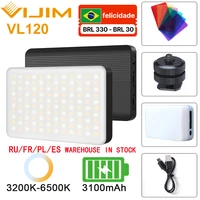 VIJIM VL120 Led Video Light 3200-6500K With Diffuser RGB Effect Camera Light Vlog Fill Light Photography Lighting Studio Lamp