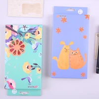 korean cute notebook a box of four small notebooks household income and expenditure bookkeeping book planner diary set