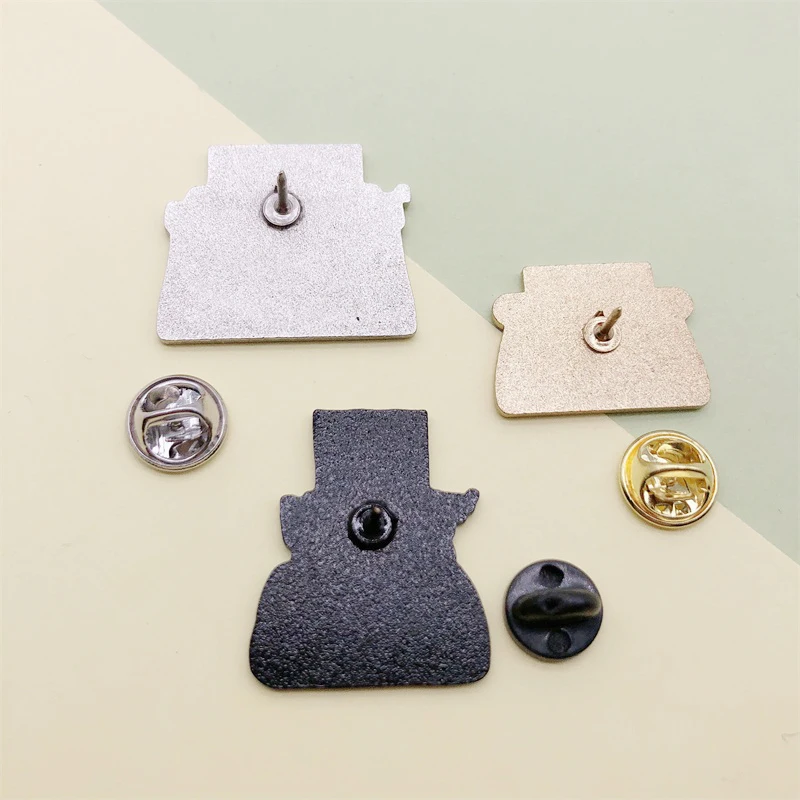 Креативная забавная ретро-клавиатура граммофона с факсом эмалированная брошь из