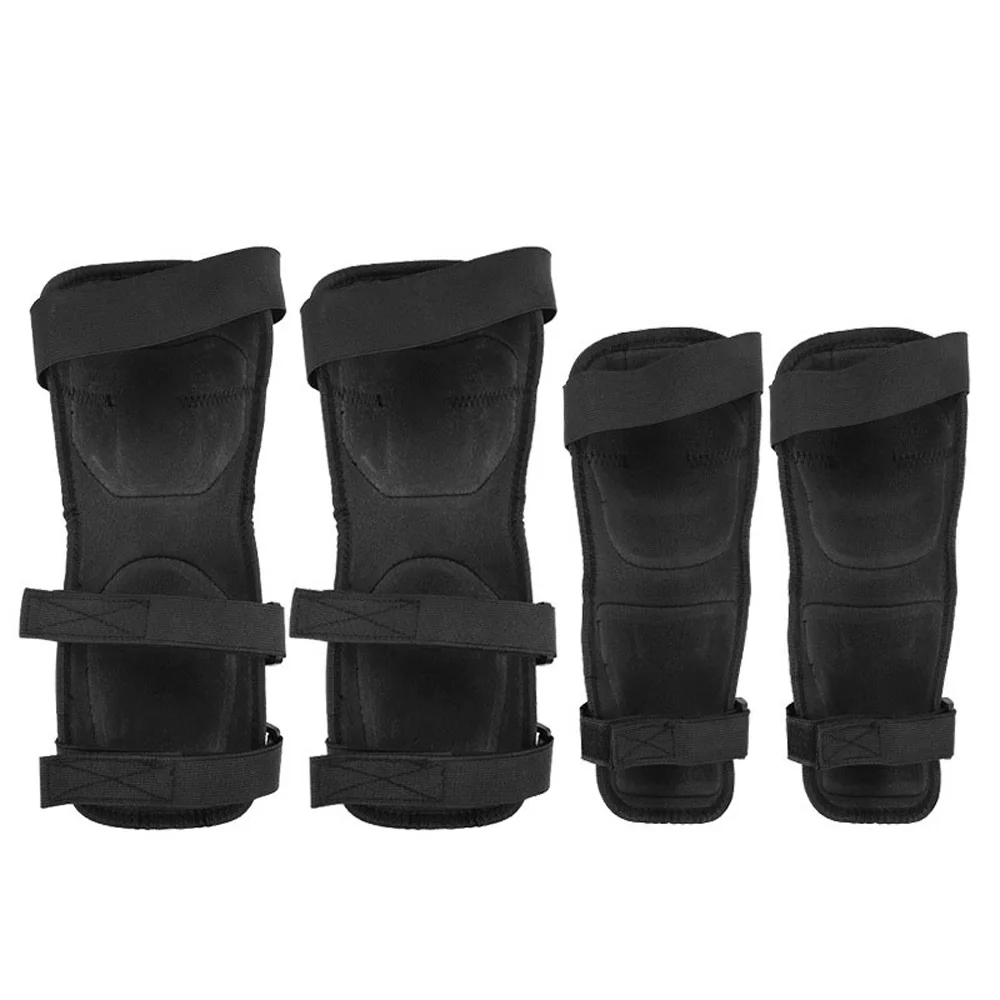 

Set Knee pads Breathable Adjustable Parts Motorcycle Black Shatter-resistant