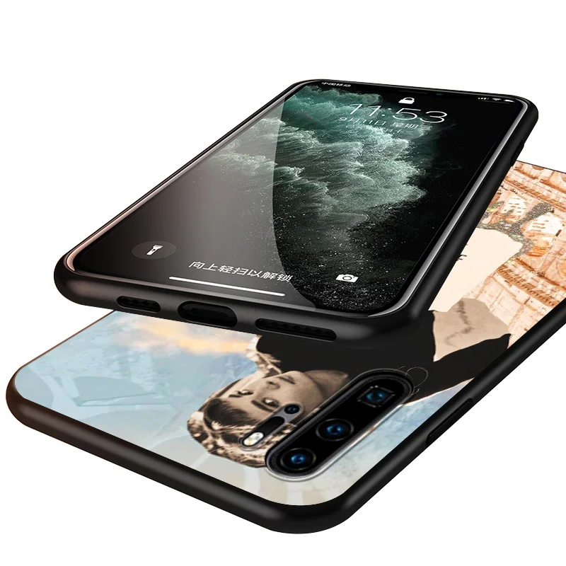 

Audrey Hepburn Art Black Cover For Huawei P40 P30 P20 P10 P9 P8 Lite E 5G 2017 2019 Pro Plus Phone Case