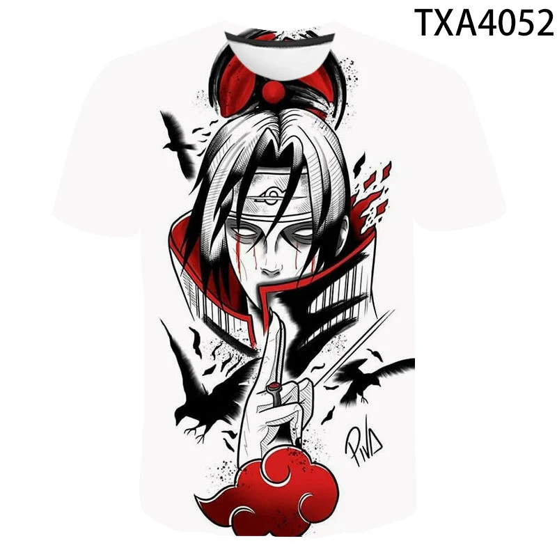 

Summer Fashion Men's Women's Children's T-Shirt Naruto 3d Printing Anime Short Sleeve T-Shirt Casual Top Cool