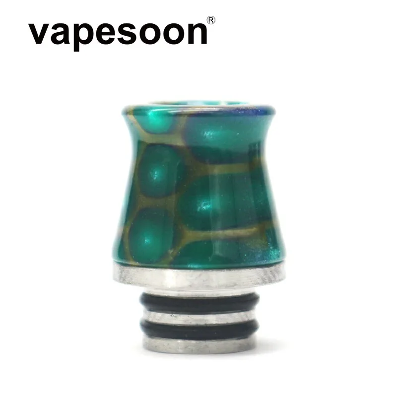 

10pcs 510 Vape Mouthpiece Metal Resin Drip Tip for 510 Thread RDA RBA RDTA Tank Electronic Cigarette Vaporizer Atomizer Kit
