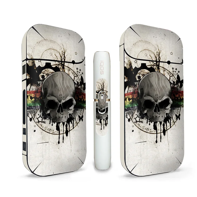 2 шт./лот крутой дизайн для IQOS чехол электронной сигареты универсальная наклейка 4
