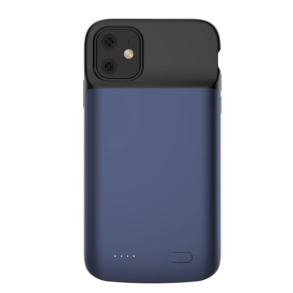 4800 мАч для iPhone 11 Pro Чехол для зарядного устройства ультратонкий портативный банк питания для iPhone 11 Pro - Цвет: Синий