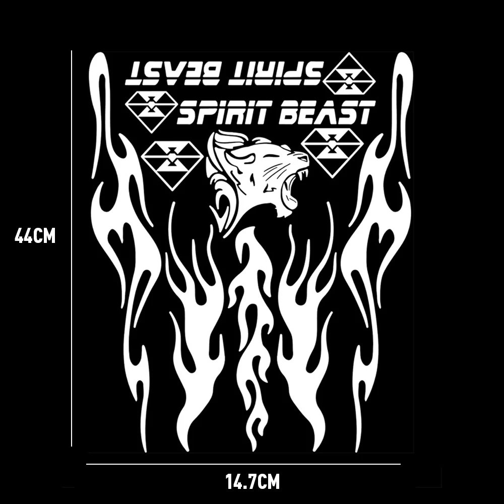 13 14.7-44CM SPIRIT BEAST мотоциклетная наклейка Moto Feul танк накладка мотоцикл наклейка s Мотокросс Pegatinas протектор - Цвет: 13 14.7-44CM