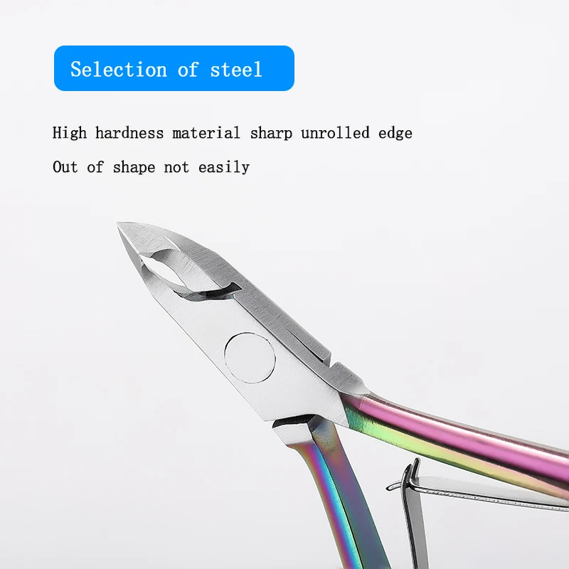 Красота зажим для ногтей плоскогубцы мертвой кожи срезанный носок клиппер