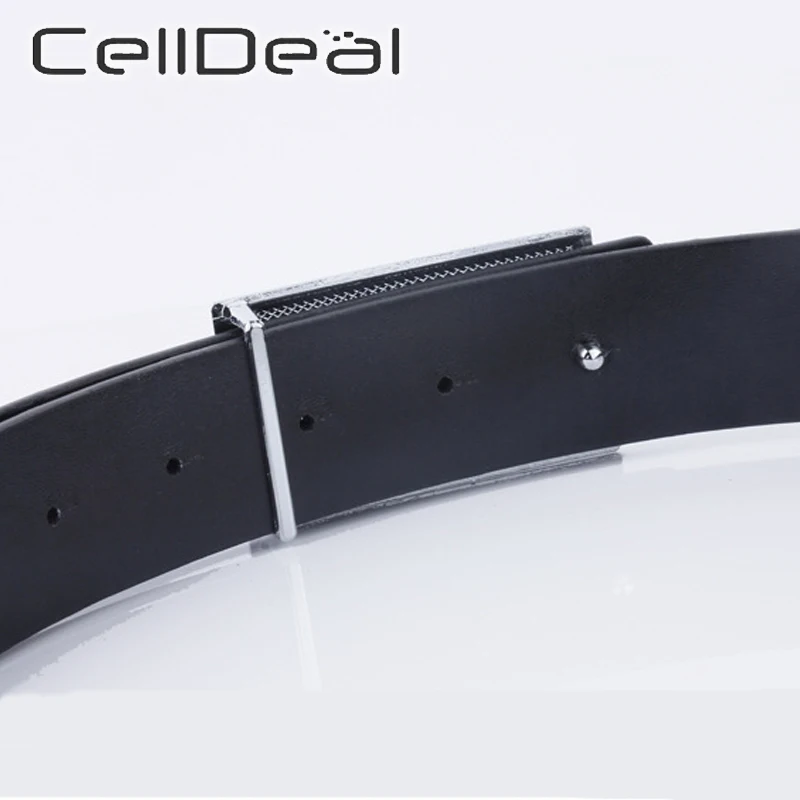 Повседневный деловой ремень для отдыха мужской модный с низким вырезом