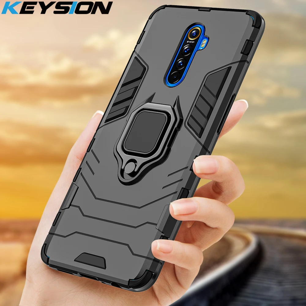 keysion shockproof case for realme x2 pro xt 5 6 pro 3 x50 c2 phone back cover for oppo f11 pro a9 a5 2020 a52 reno 3 2 z k1 a1k free global shipping