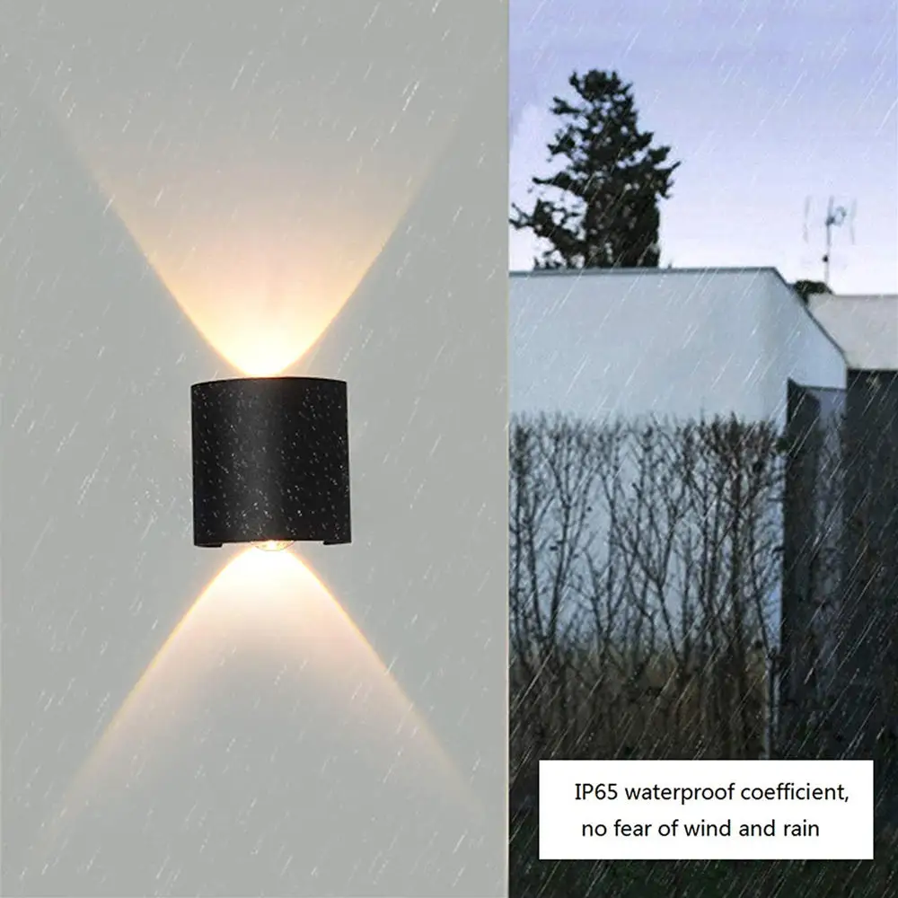 Светодиодный настенный светильник на открытом воздухе Водонепроницаемый