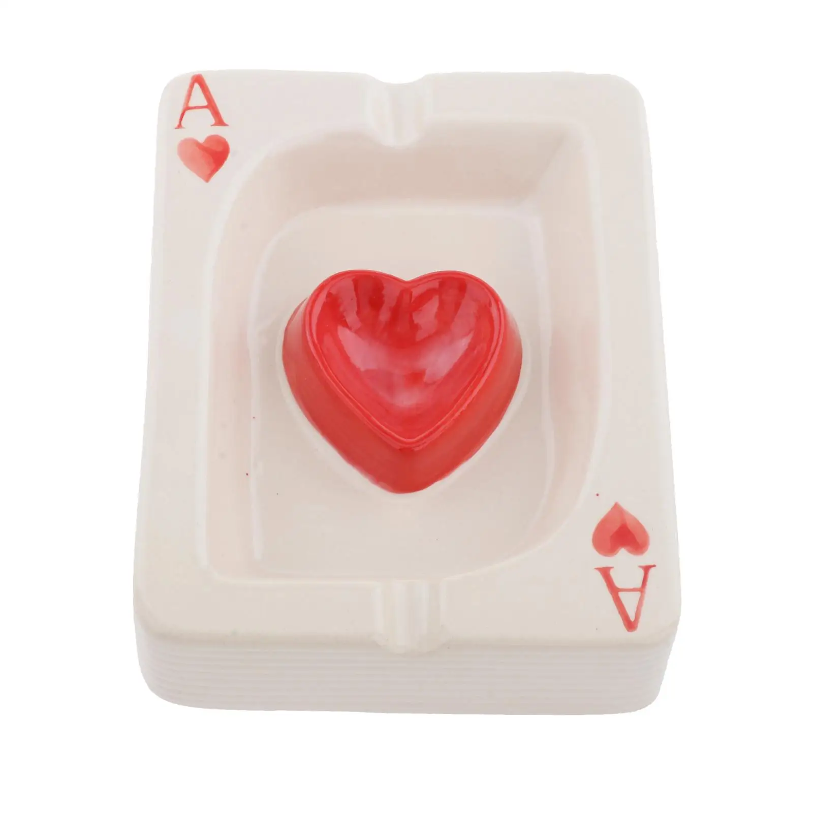 

Ceramic Cigarette Ashtray Poker Desktop Modern Craft Ornament Ash Tray