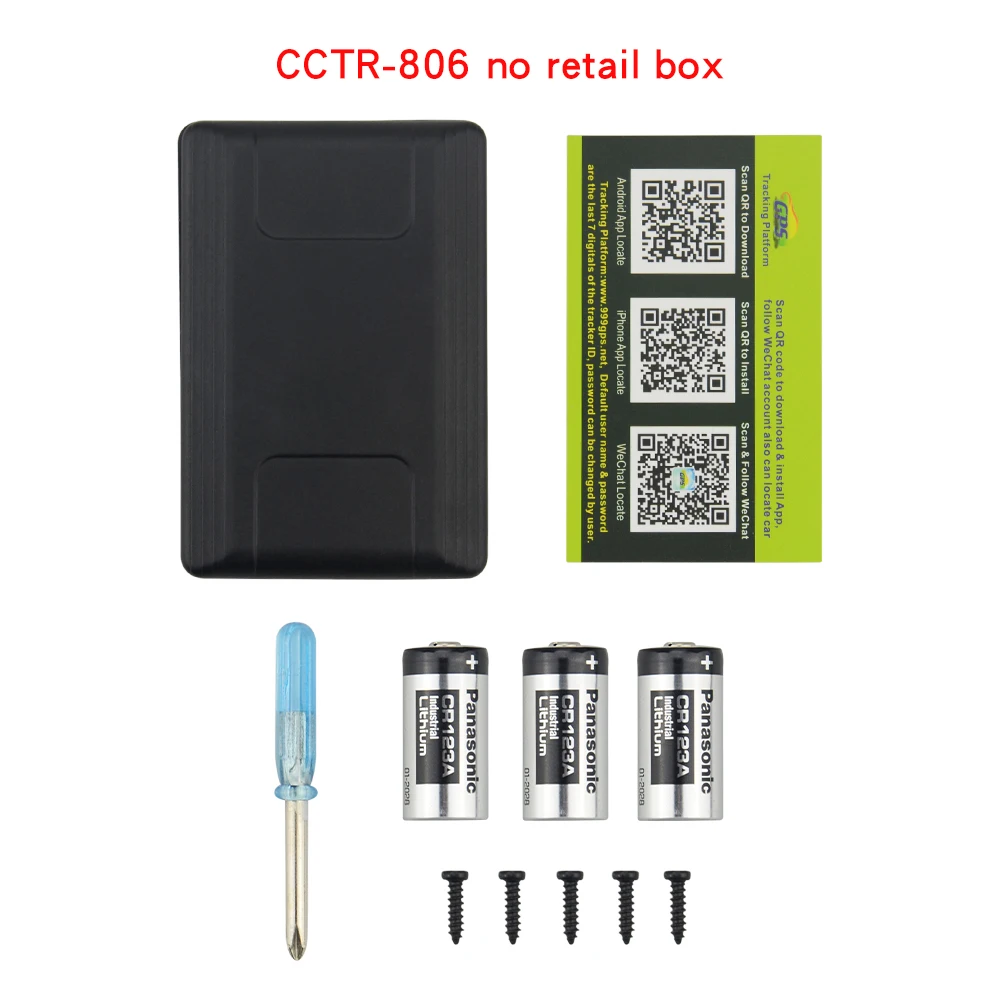 No box CCTR-806 портативный gps-трекер дополнительный магнитный GSM четырехдиапазонный локатор gps+ LBS Отслеживание с длительным временем ожидания 4500 мАч батарея - Цвет: No box