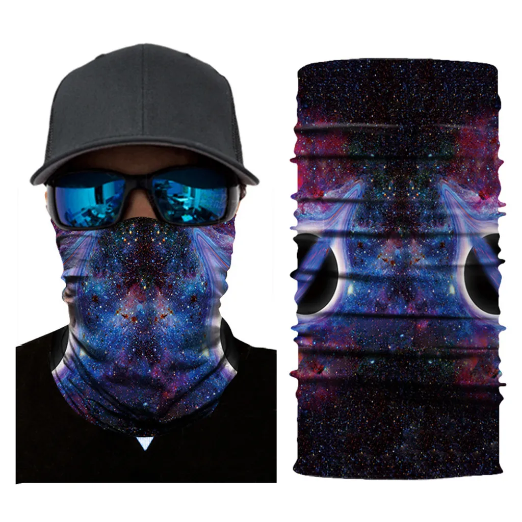 Велосипедная маска для лица шарф головы и шеи полумаска лыжная Ветрозащитная