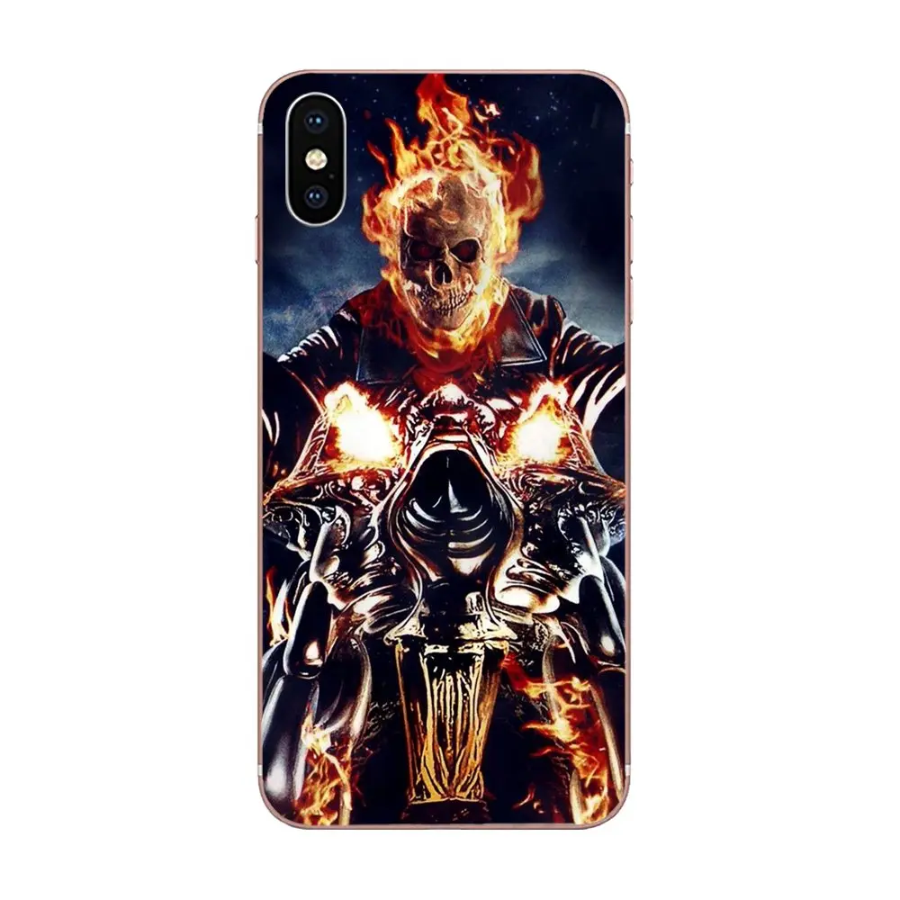 Потрясающий мультяшный привидение наездник огонь для Xiao mi 3 4 4C 4i 5 5s 5X6 6X8 SE Pro Lite A1 Max