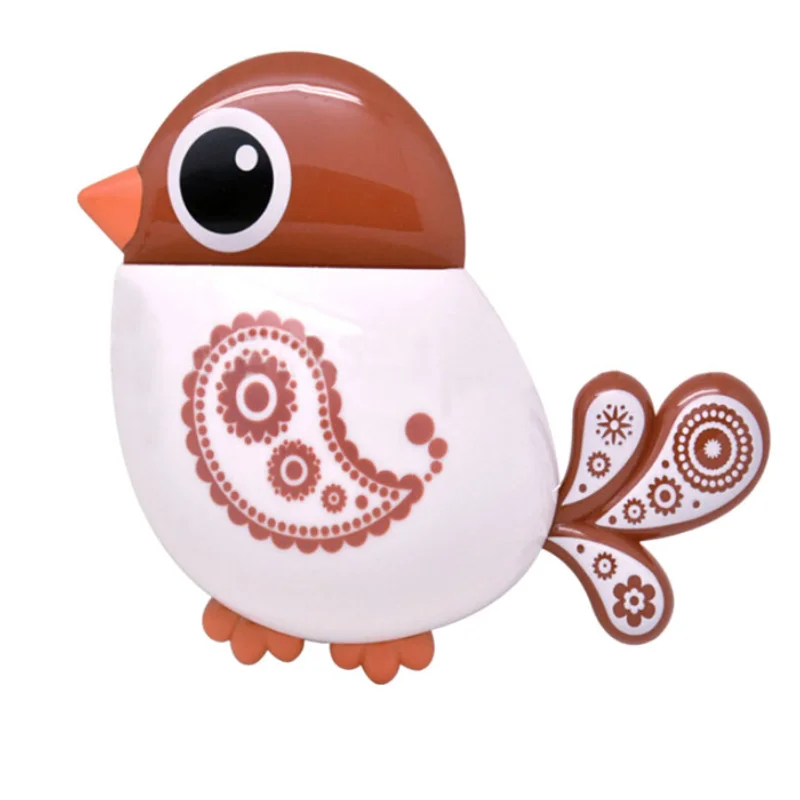 1 шт. держатель для зубных щеток с рисунком птиц милый креативный настенный