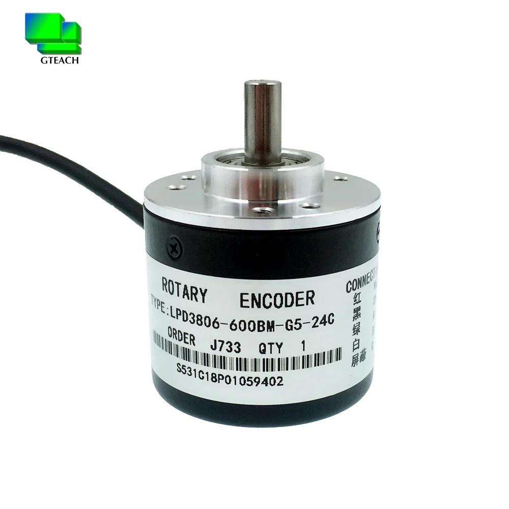 

LPD3806-600BM-G5-24C Pulse Solid Shaft AB Phase Incremental Photoelectric Rotary Encoder NP