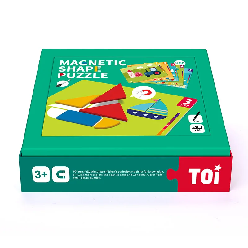 

Toi Geometry Advanced Jigsaw Puzzle Jigsaw Puzzle Fancy Toy for Children Boy and Girl Early Education 3-4-5-6