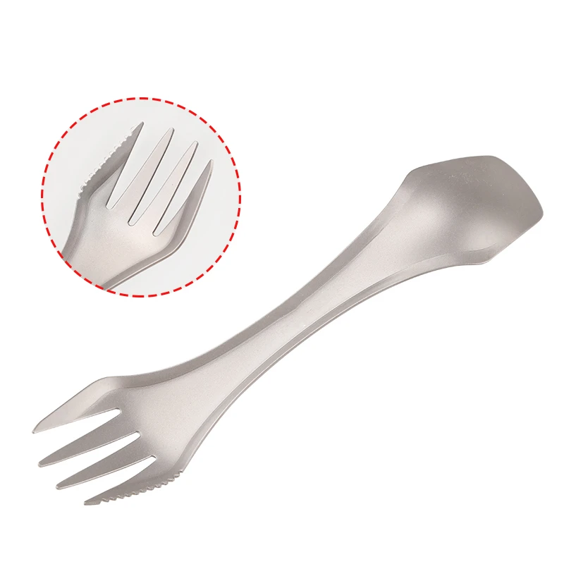 Набор легких титановых ложек-вилок и ножей 3 в 1 |