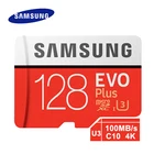 Флеш-накопитель SAMSUNG, 128 ГБ, 32 ГБ, класс 10, SDHC, SDXC UHS-1, карта памяти Micro SD, TF, 64 ГБ, 256, 100, бесплатная доставка
