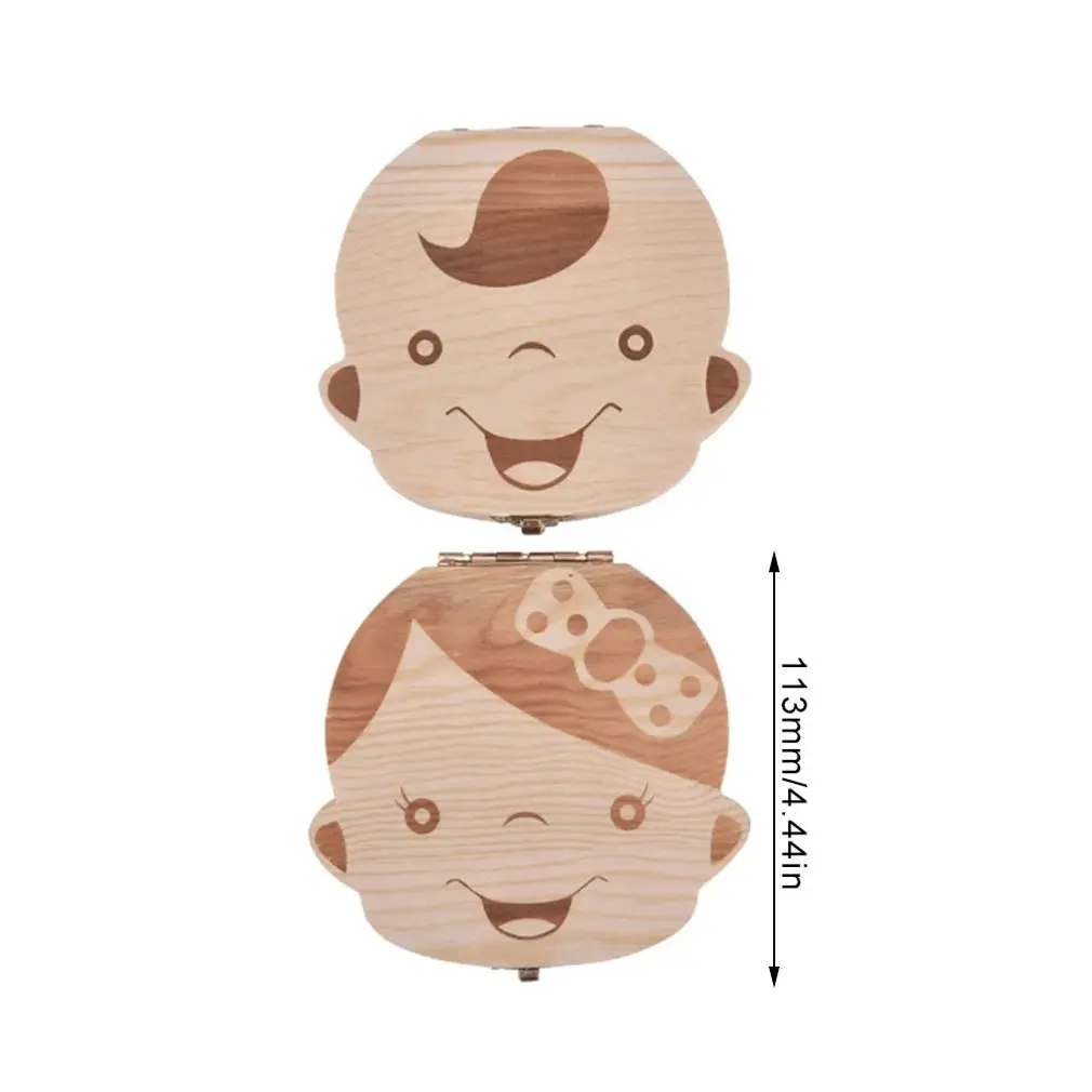 

Wooden Baby Hair Deciduous Teeth Storage Box Umbilical Cord Collection Box For Baby Organizer Box For Milk Teeth Wooden Gift