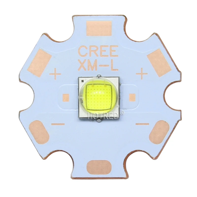 5 шт. Китай Cree XLamp XM-L2 XML2 T6 SMD5050 10 Вт Холодный белый 6500 к 80 мил высокой мощности светодиодный Диод таблеточного типа для детали для оборудования импульсного освещения лампы DIY