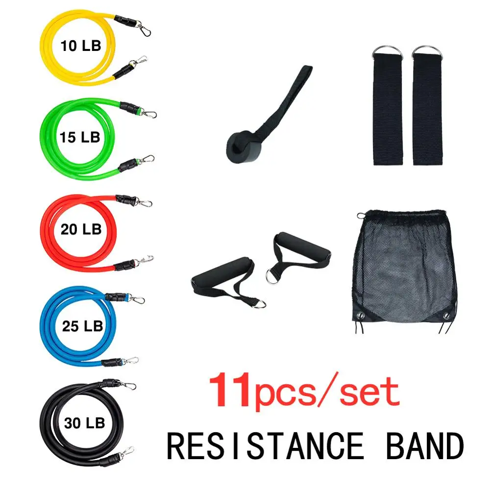 11 шт. Набор резинок для занятий йогой и фитнесом|Эспандеры| |