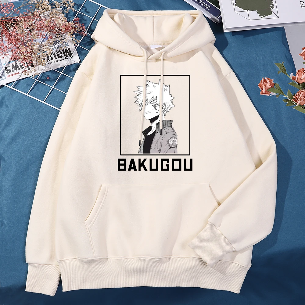 

Мужские пуловеры с рисунком аниме Моя геройская Академия Bakugou Katsuki мужская повседневная одежда оверсайз с длинным рукавом и круглым вырезом...