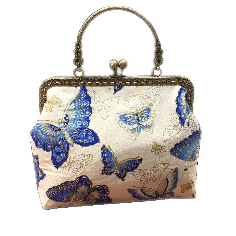 

2021 new Chinese style finished gold handbag woman bag