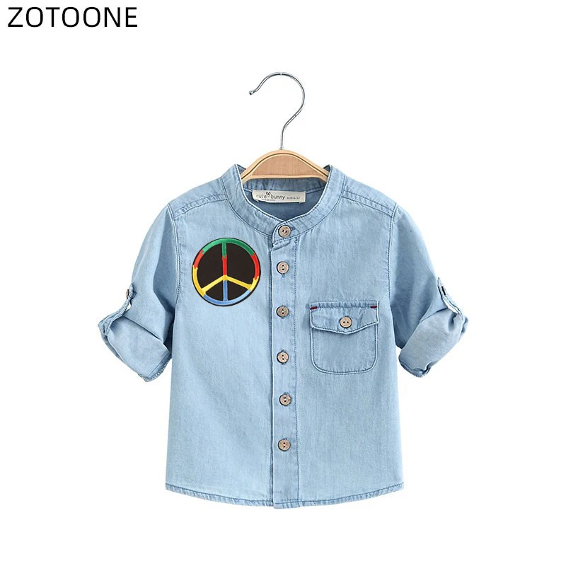 ZOTOONE карта вышитые железные нашивки креативные значки наружные парчи для рюкзак