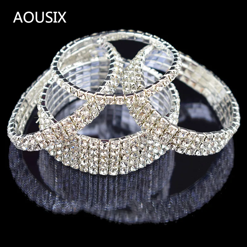 Распродажа 2021 модные блестящие браслеты разных видов для женщин подруг