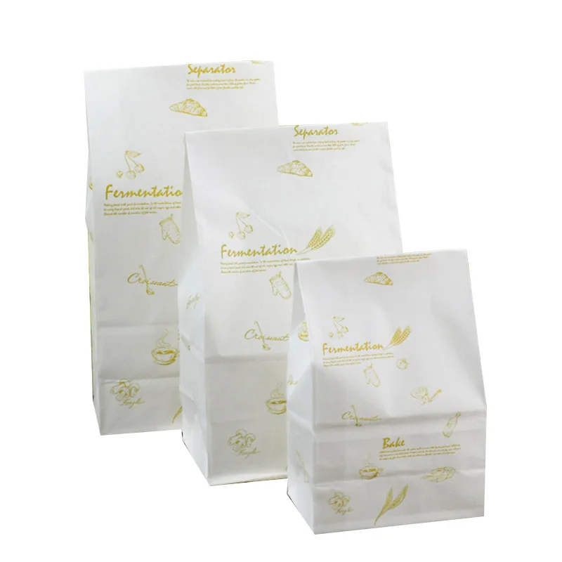 100 шт. коричневый крафт бумаги Бумага сумки нанизанные Еда Ремесло Конфеты снек