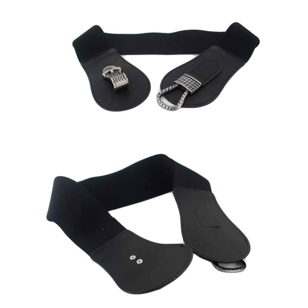 Дамский эластичный пояс женский стильный ремень с металлической пряжкой