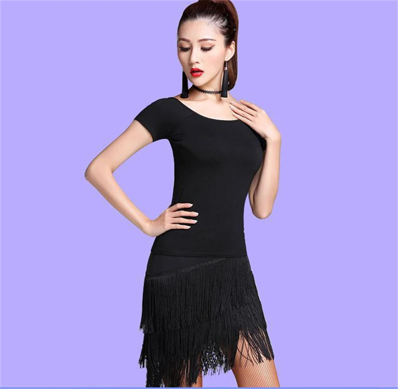 Latin Dance Skirt New Sexy Women Samba Tango Kinds Of Tassels Dresses Satge Competition Performamnce Salsa Lady Dancewear | Тематическая