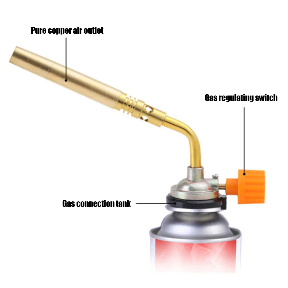 Высокотемпературная портативная горелка для огнемет Сварочная Бутановая