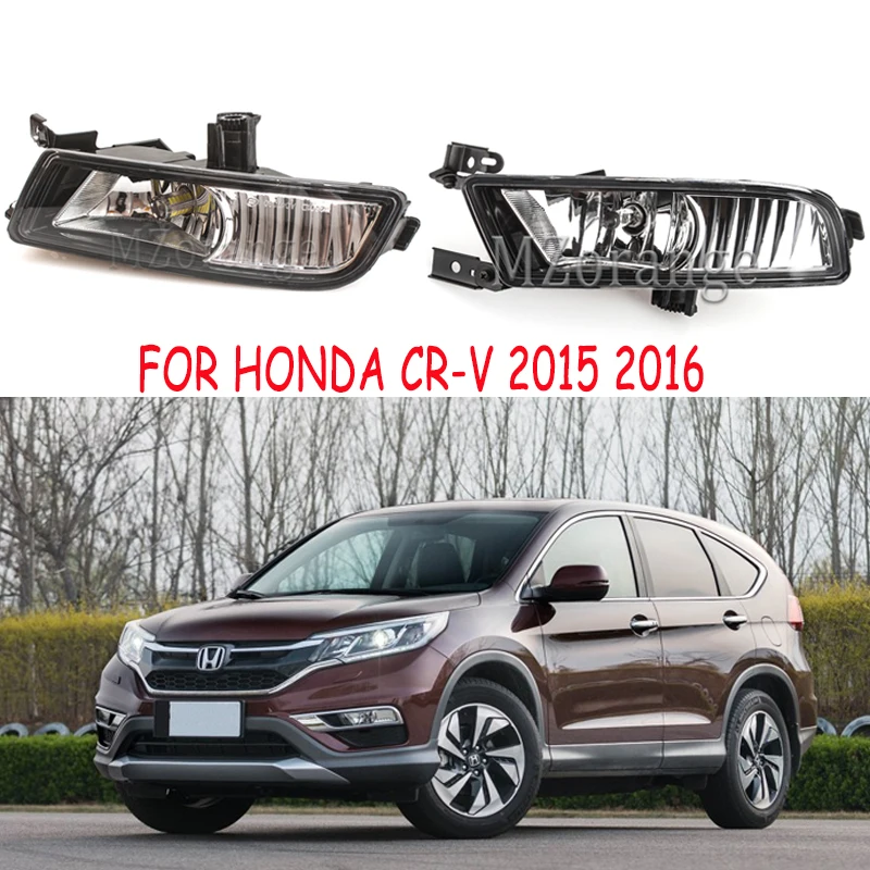 

LED Fog Lights for Honda CR-V CRV 2015 2016 Front Bumper Fog Light Headlight Halogen Fog Lamp Foglights Front Driving Lamp