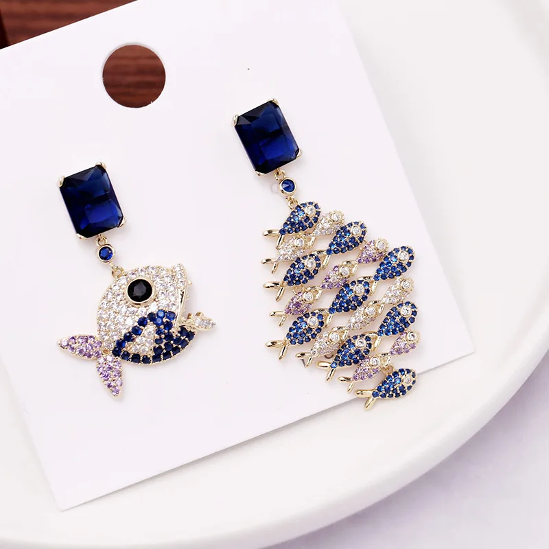 Новые модные ювелирные изделия SWOUR S925 Серебряные висячие серьги-подвески с