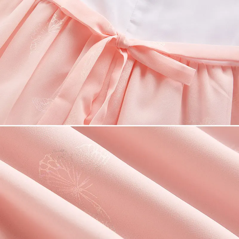 Летнее винтажное платье для девочек костюм Тан в китайском деревенском стиле