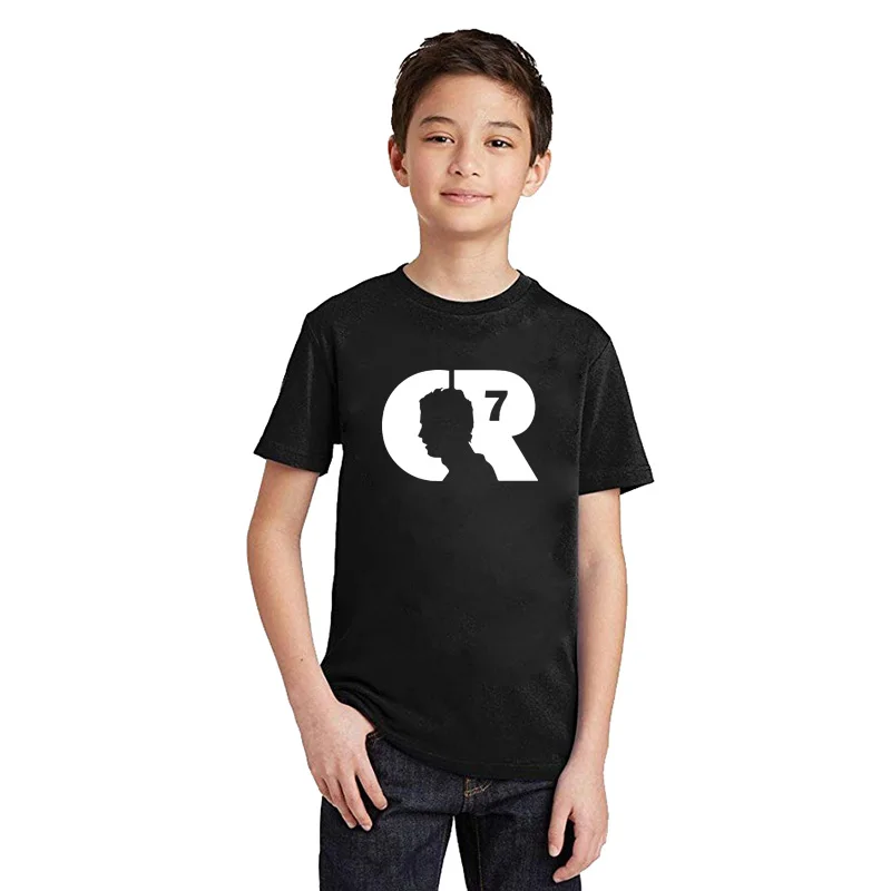 LYTLM Cristiano Ronaldo/футболки для мальчиков-подростков детские топы для девочек, Camiseta, рубашки для девочек детская футболка для девочек, детская одежда