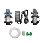 Миниатюрный Электрический мембранный Водяной насос, автоматический переключатель, 5 лмин., помпа высокого давления для мойки автомобилей, 12 В постоянного тока, 60 Вт, 0,8 МПа