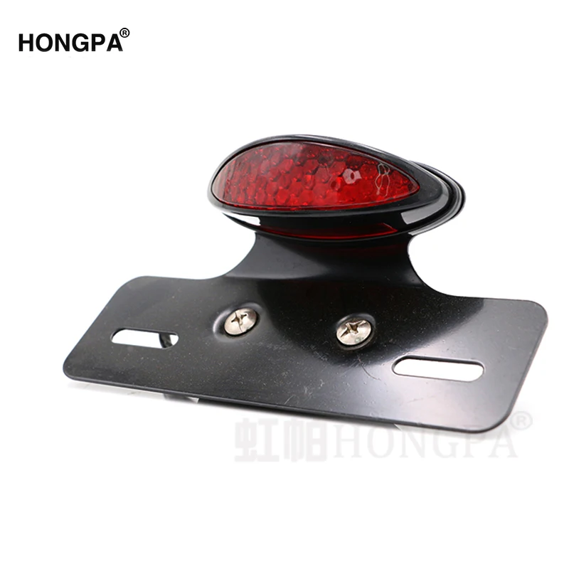 Прозрачный/красный/дымчатый мотоциклетный задний светильник универсальный