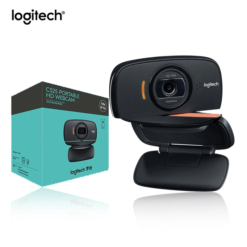 Веб камера Logitech C525 8 Мп автофокус HD 720p видеозвонки Skype микрофон USB поворот на 360