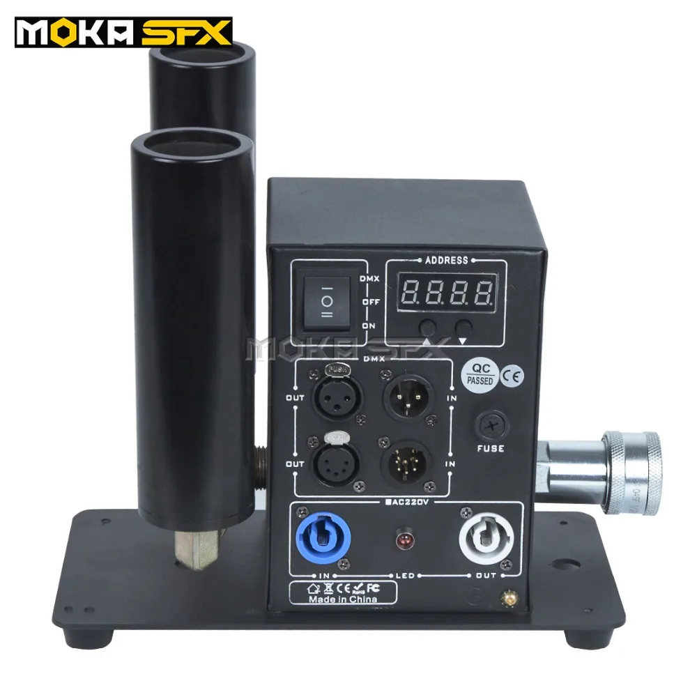 Двухтрубная цифровая СО2 струйная машина диско СО2 туманная Машина DMX 512 крио дымовой эффект СО2 струйная пушка сценический световой эффект