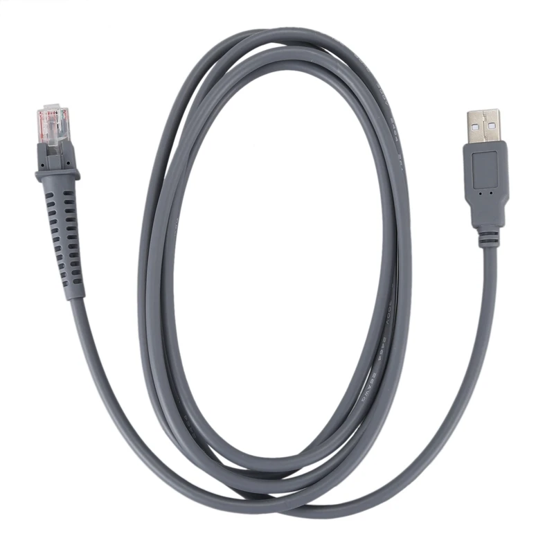 1 X USB A кабель RJ45 7ft 2 м для сканера штрих-кодов LS4278 LS2208 2208AP | Электроника