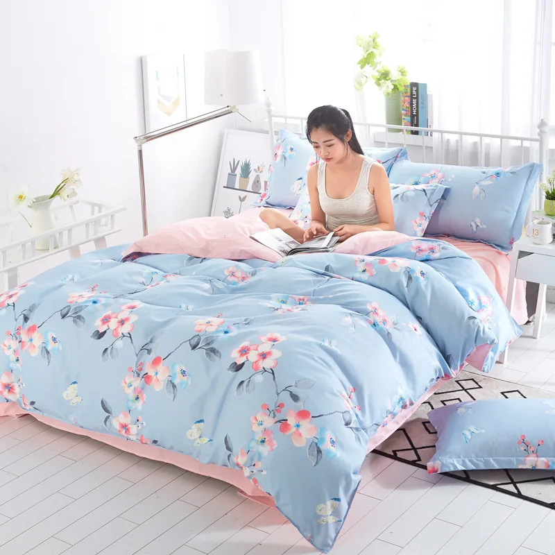 Набор постельного белья из полиэстера с принтом милой панды комплект