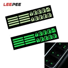 LEEPEE стикер для автомобиля светящаяся Автомобильная дверь окно Лифт окно кнопка наклейка для Mitsubishi ASX Outlander 2013 2016 201 автомобильный Стайлинг