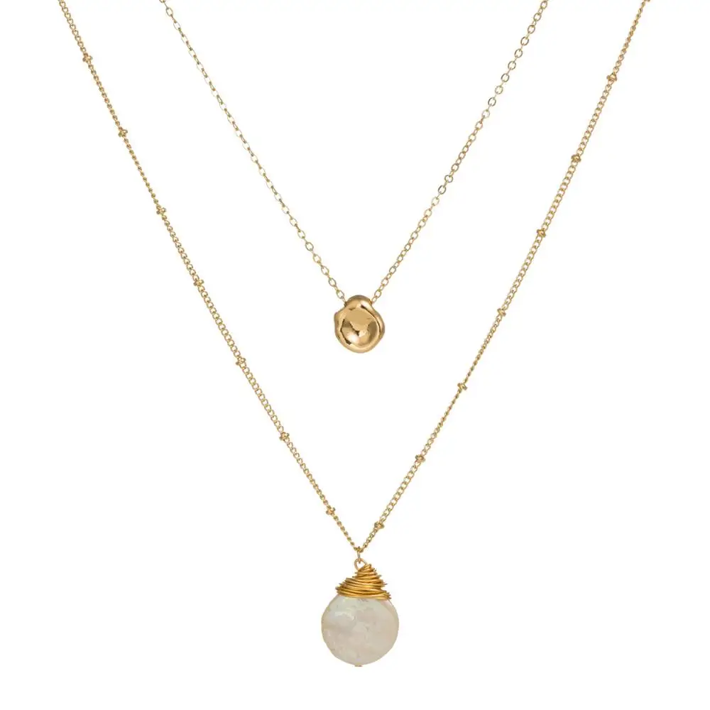 

Krasivaya New Fashion Popular Natural Pearl Necklace For Wedding Party
