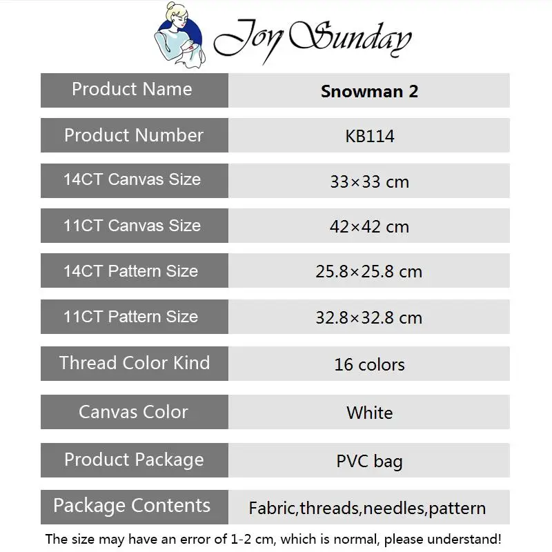 Snowman(2) cartoon pattern cross stitch Aida 14ct 11ct canvas printing chinese needlework embroidery kit DIY crafts | Дом и сад