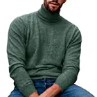 Мужские свитера, пуловеры, стильный однотонный теплый приятный для кожи трикотажный Мужской пуловер с длинным рукавом и круглым вырезом