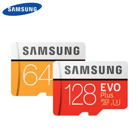 Карта памяти Micro SD SAMSUNG EVO Plus, 128 ГБ, класс 10, TF-карта C10 microsd 128 U3, бесплатная доставка